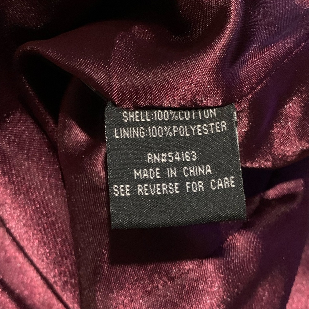Black Rivet Velvet Blazer in Deep Purple - Picture 5 of 12
